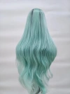 Cross-border European and American wig for women's summer, creative and fashionable gradient long straight hair, mid-parted high-temperature silk synthetic fiber front lace wig Application Scenario